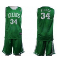 Boston Celtics #34 Pierce Green Suit