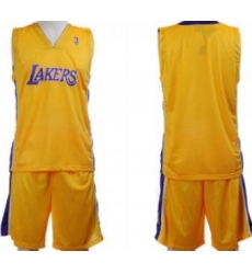 Los Angeles Lakers Blank Yellow Suit