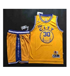 nba golden state warriors #30 curry yellow[Suits]
