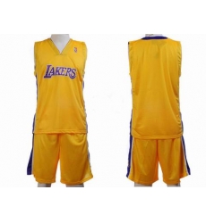 nba los angeles lakers blank yellow(suit)