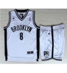 nba new jersey nets #8 williams white[revolution 30 swingman Suits]