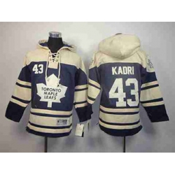 youth nhl jerseys toronto maple leafs #43 kadri blue-cream[pullover hooded sweatshirt]